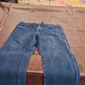 L Blue Rustler Jeans Sz W36 L34
